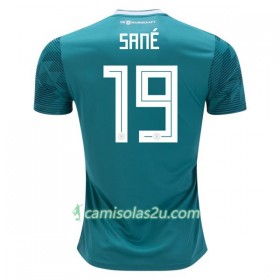 Camisolas de Futebol Alemanha Sane 19 Equipamento Alternativa Copa do Mundo 2018 Manga Curta
